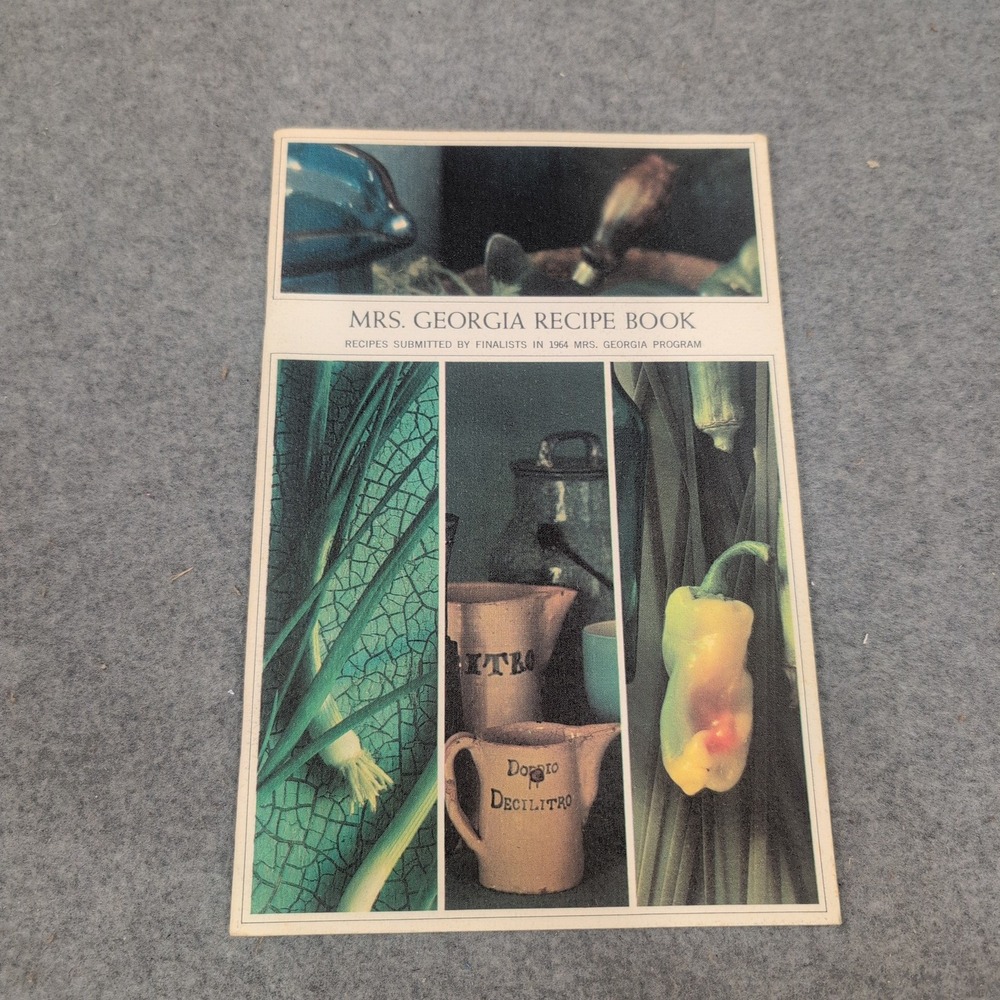 Vintage 1964 Mrs Georgia Recipe Book Mid Century Southern Cooking Booklet - Picture 1 of 2